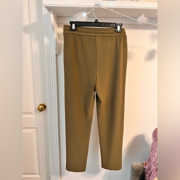 FINAL PRICE Joie Womens  Pants Olive Green Drawstring Pull On Stretch Trouser - Picture 6 of 6